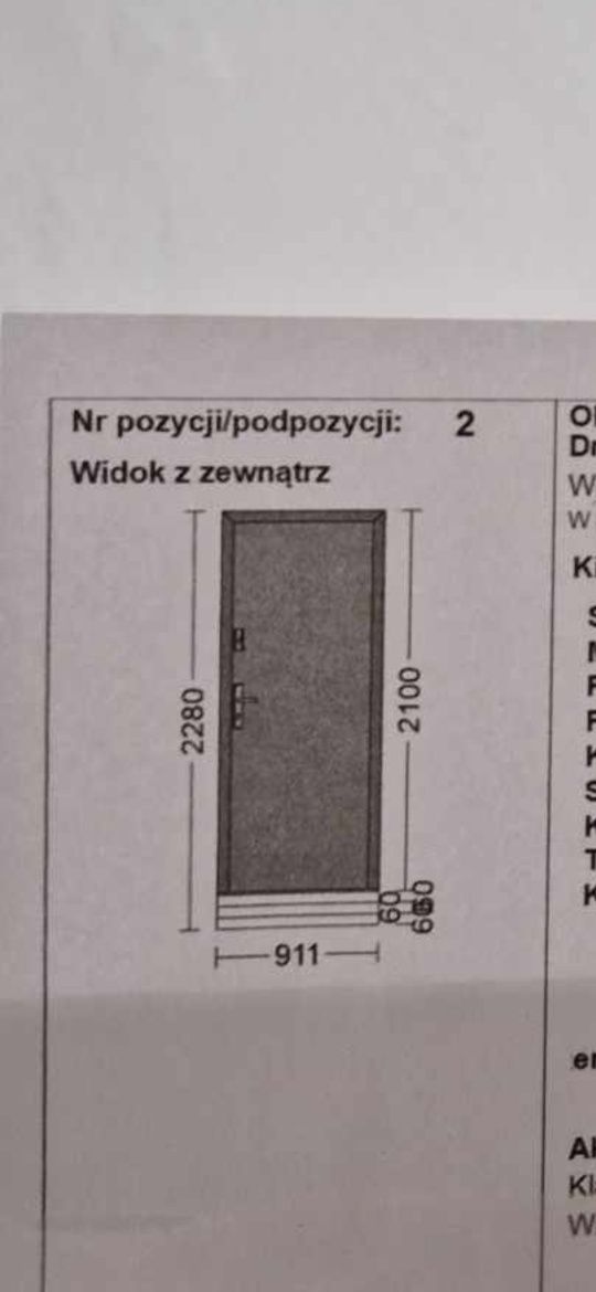 Ościeżnica Termo Optimum drzwi zewnętrzne