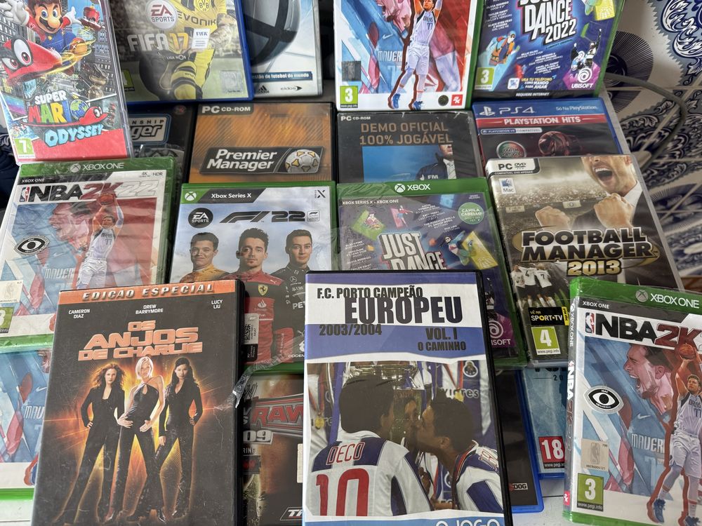 Jogos diversos para consolas