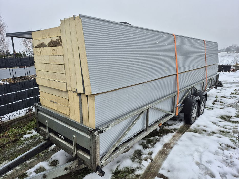 Płyta warstwowa 100mm ,ścinki