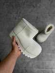 Уггі BALENCIAGA ALASKA SKI FUR BOOTS ботинки белые чоботи білі ugg low