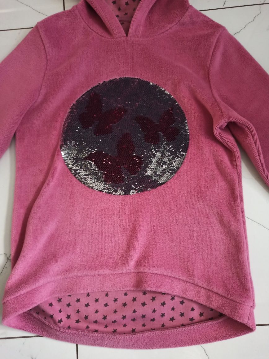 Bluza welurowa rozm 152/158