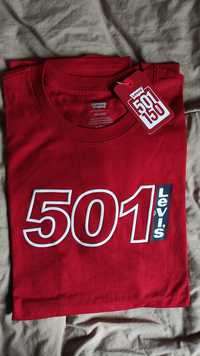 Levi's czerwony t-shirt XXL XL