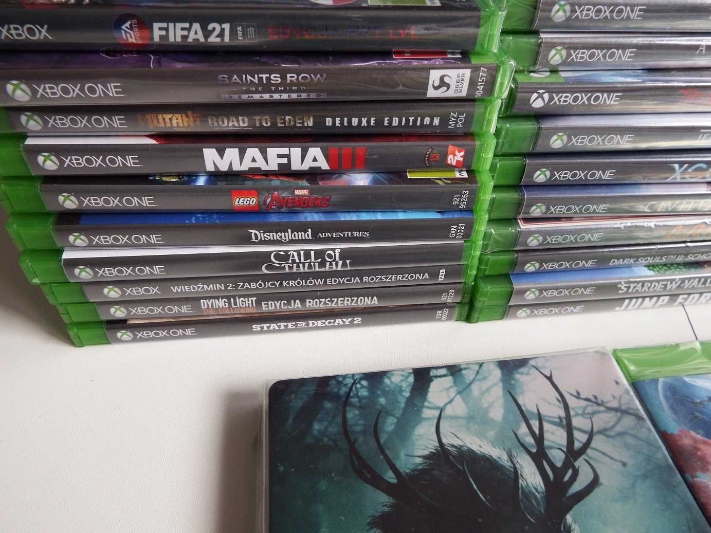 GRY XBOX ONE Series X Rayman FIFA ORI Wiedźmin Hitman Sonic Mutant