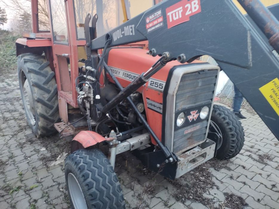 Ciągnik rolniczy MF255 z turem