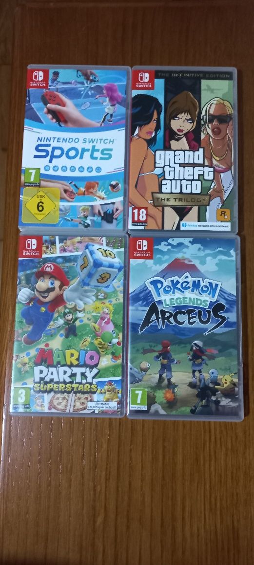Nintendo switch OLED + 4 Jogos