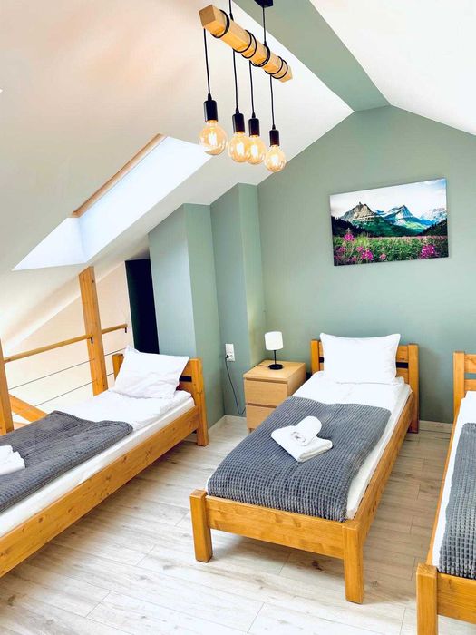 Widoki góry Apartament nocleg SPA weekend Szczyrk jacuzzi sauna Jesień