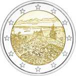 2 Euros Comemorativa Finlândia 2018 "Parque Nacional Koli" BELA
