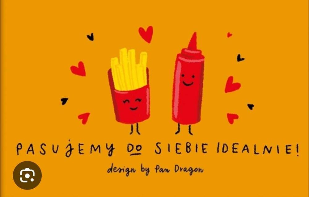 Magnes na lodówkę Pasujemy do siebie idealnie Pan Dragon Ślub Prezent