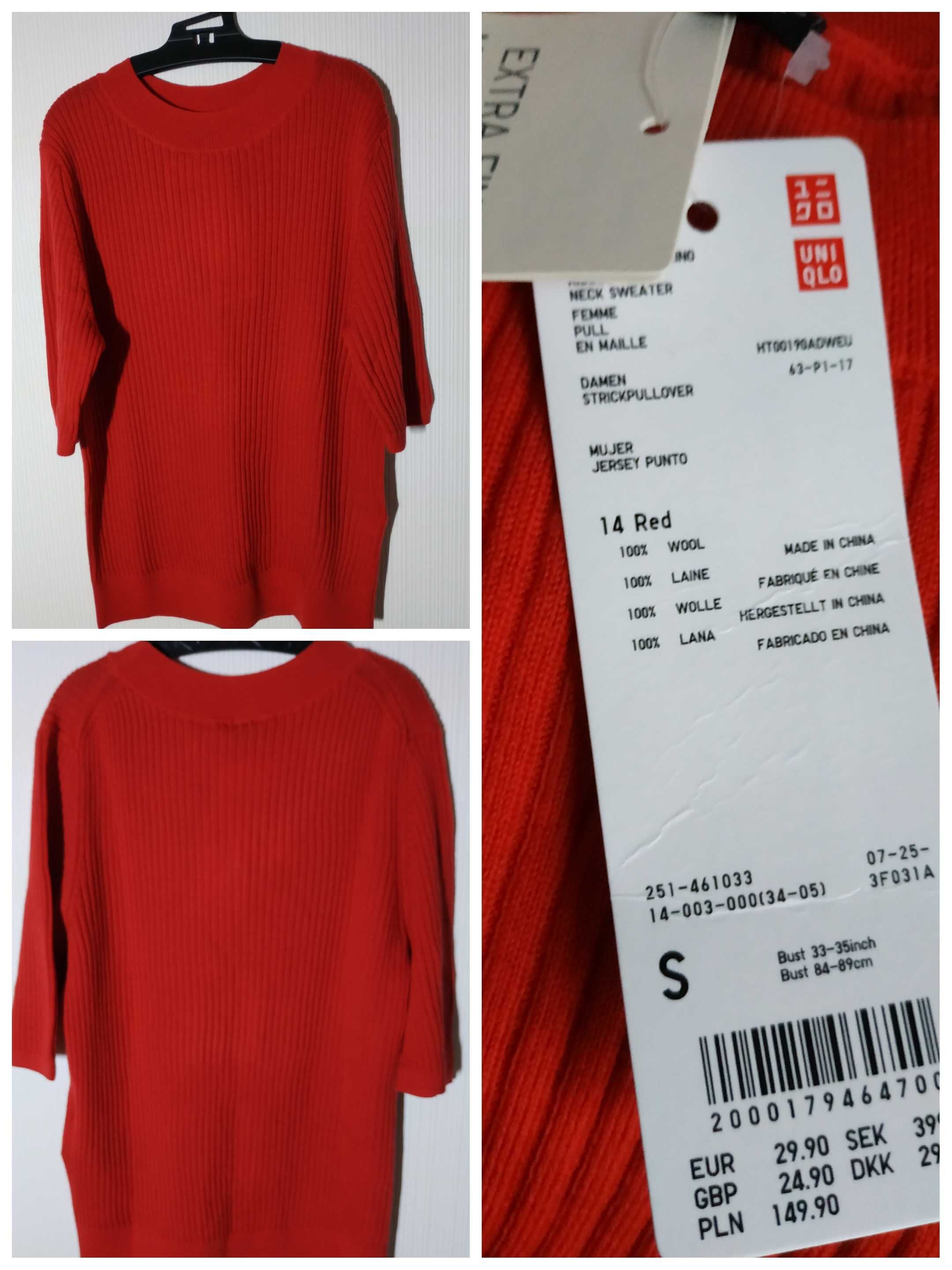 Меринос светр Uniqlo