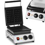 gofrownica prostokątna na 2 gofry 170 x 210 mm teflon 1500 w