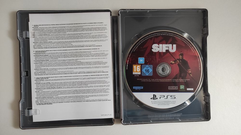 Jogos PS5 Sifu Steelbook