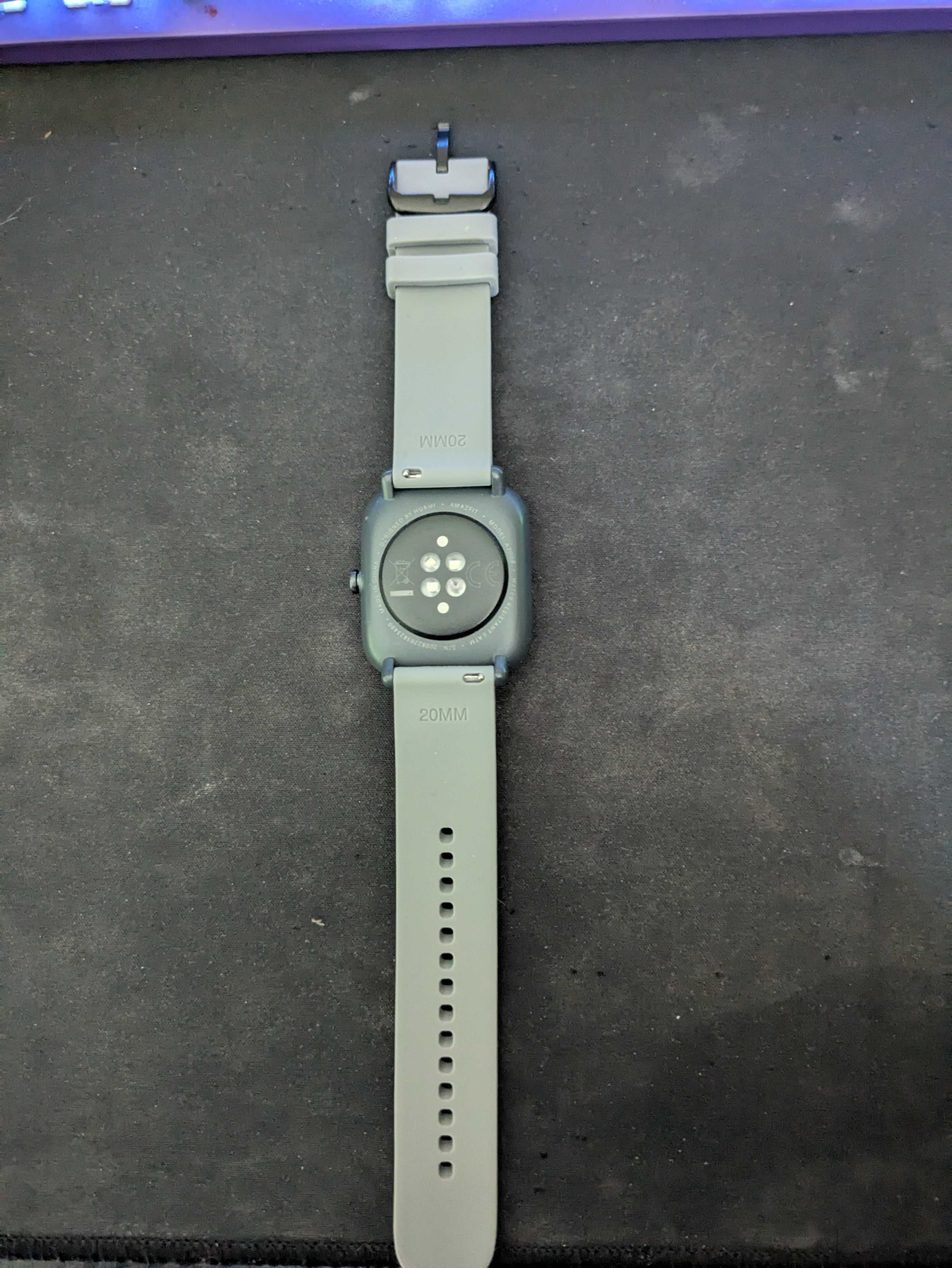 Zegarek Huami Amazfit Bip U Pro Black z nową opaską