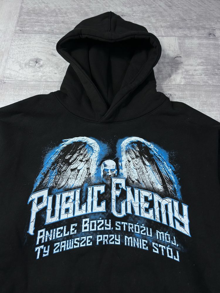 Nowa czarna bluza Public Enemy Aniele boży stróżu mój