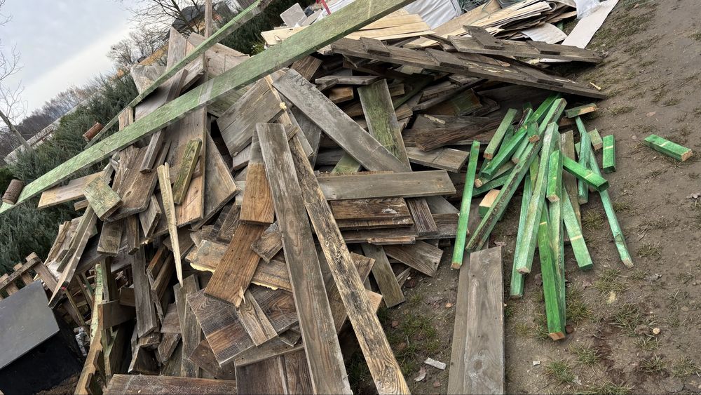 Oddam dużo drewna po budowie