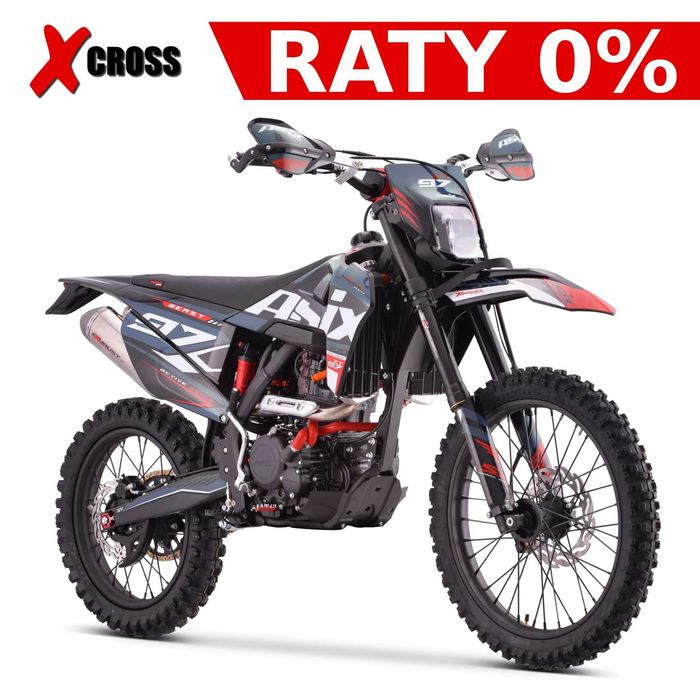 ASIX XT-97 300 XT97 Cross Enduro Ciecz, Lampa LED, Licznik Raty Dostawa