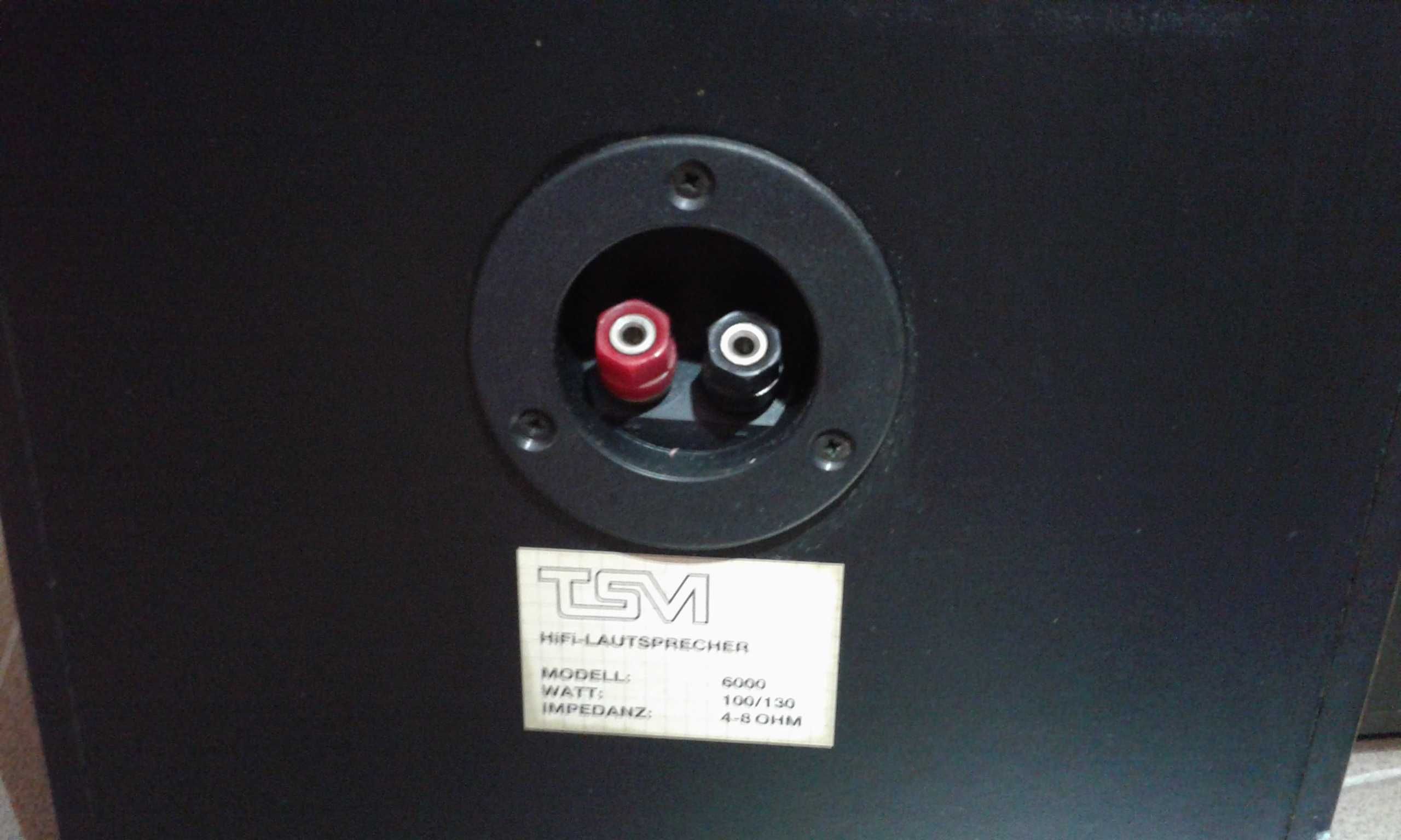 TSM 6000,kolumny głośnikowe