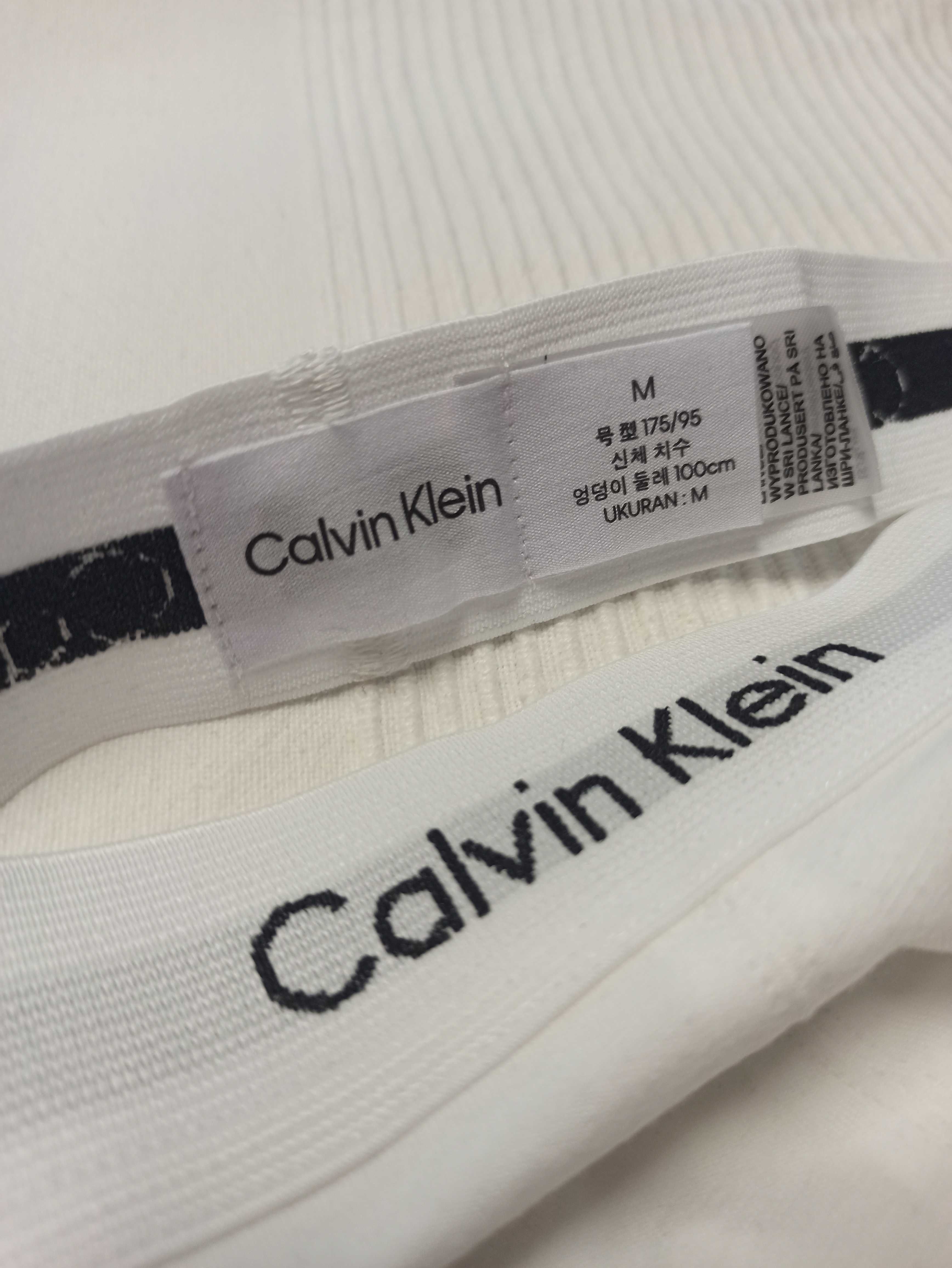 Jockstrap Calvin Klein białe roz M bielizna męska sport siłownia fun