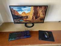 Monitor, Teclado e Rato