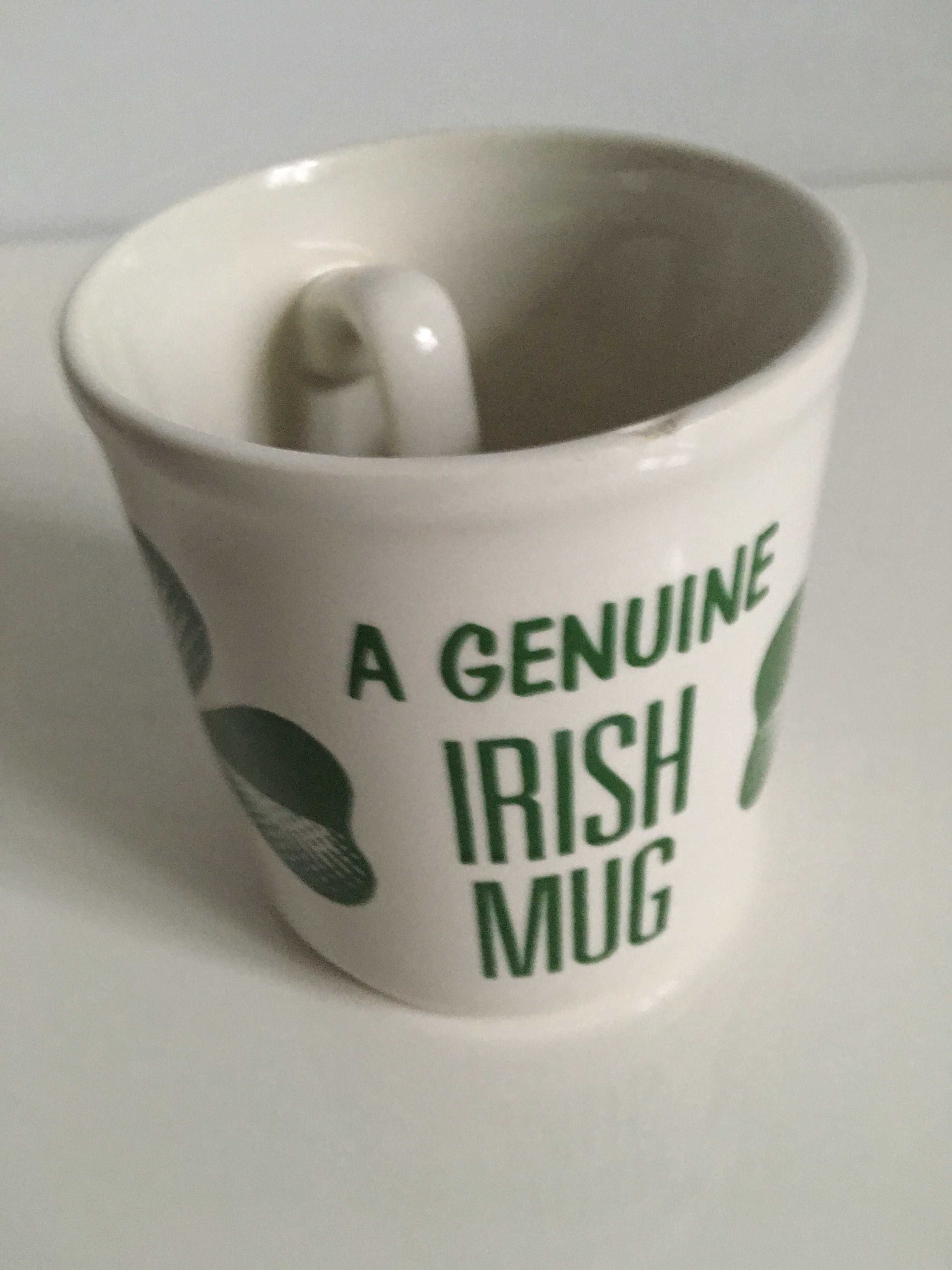 Genuine Irish Mug kubek z uchem w środku dla kogoś co ma wszystko