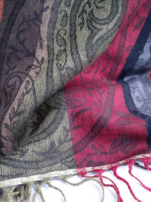 Бафф широкий гобелен с бахромой головной убор