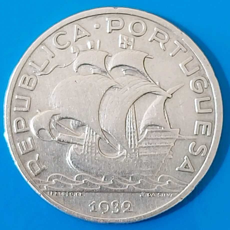 10$00 de 1932, Republica Portuguesa Prata