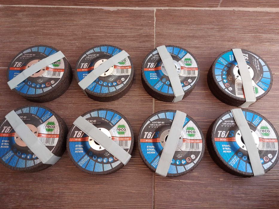 Tarcza szlifierska RECA T6/S A24T-BF-80 125x6mm gruba 40szt.