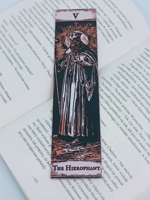 Zakładka do książki Tarot - 5 – THE HIEROPHANT / KAPŁAN
