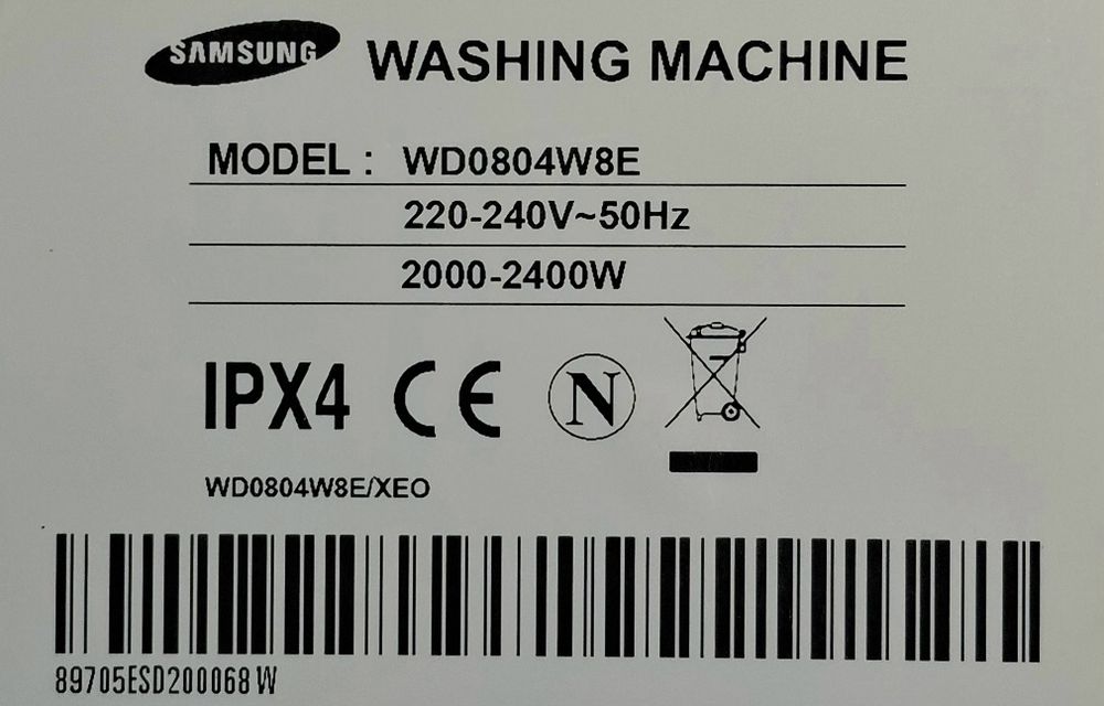 Pralko-suszarka Samsung 8kg z transportem,Gwarancja