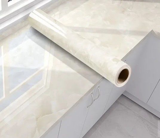 Marmurowa samoprzylepna folia dekoracyjna do kuchni marmur