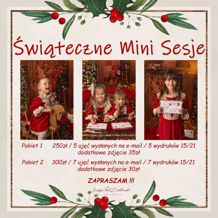 mini sesje świąteczne, sesja śląsk , sesje zdjęciowe