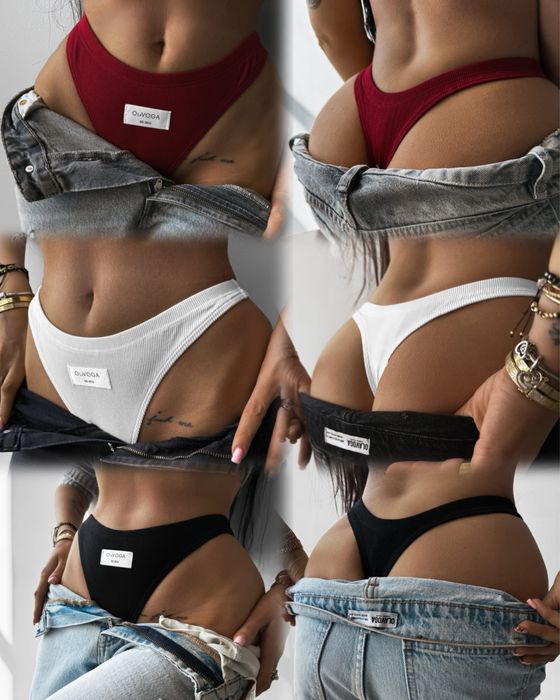 Bielizna damska / stringi / O’la Voga / rozm L / 3-pack