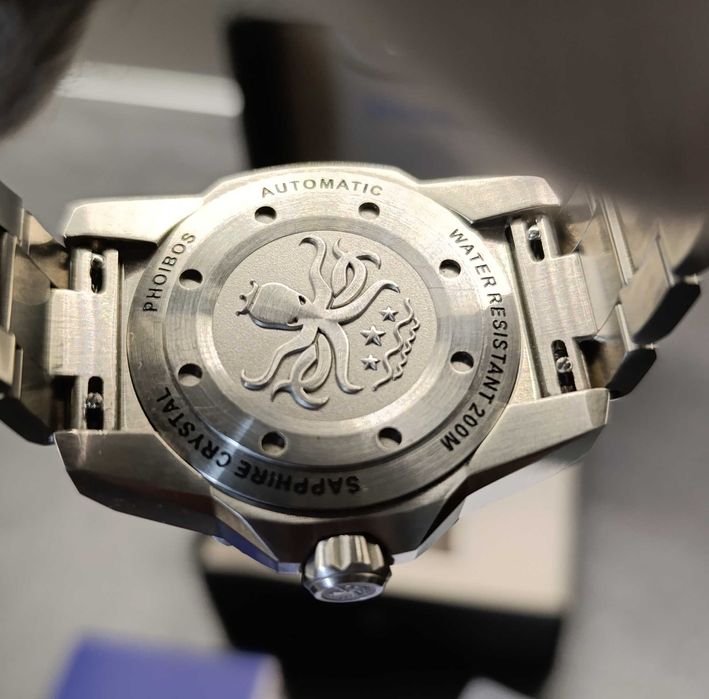 Zegarek męski Phoibos Leviathan nurek diver, nowy z pudełkiem, automat