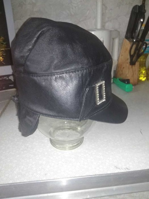 Шапка  натур. кожа