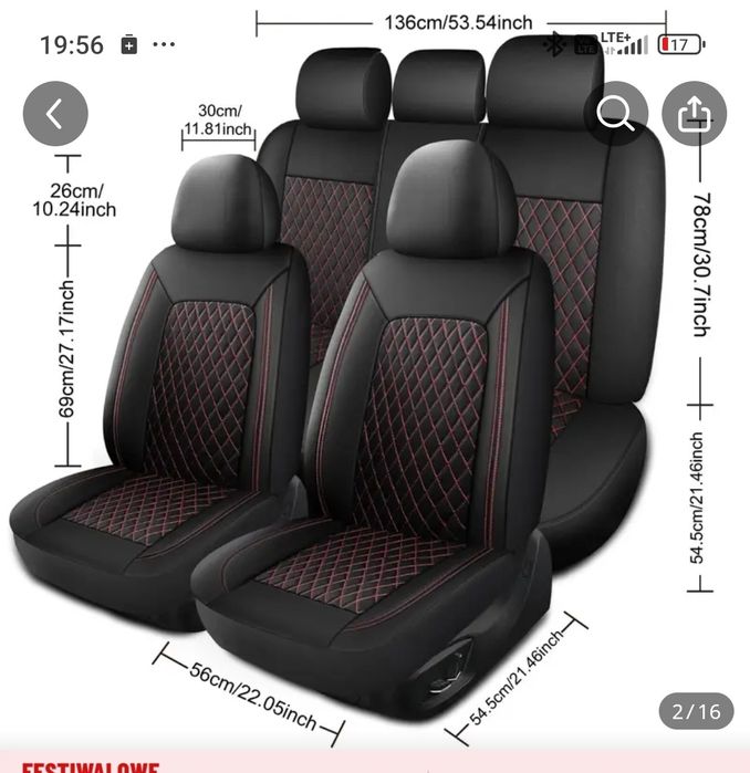 Pokrowce na siedzenia CR-V 3