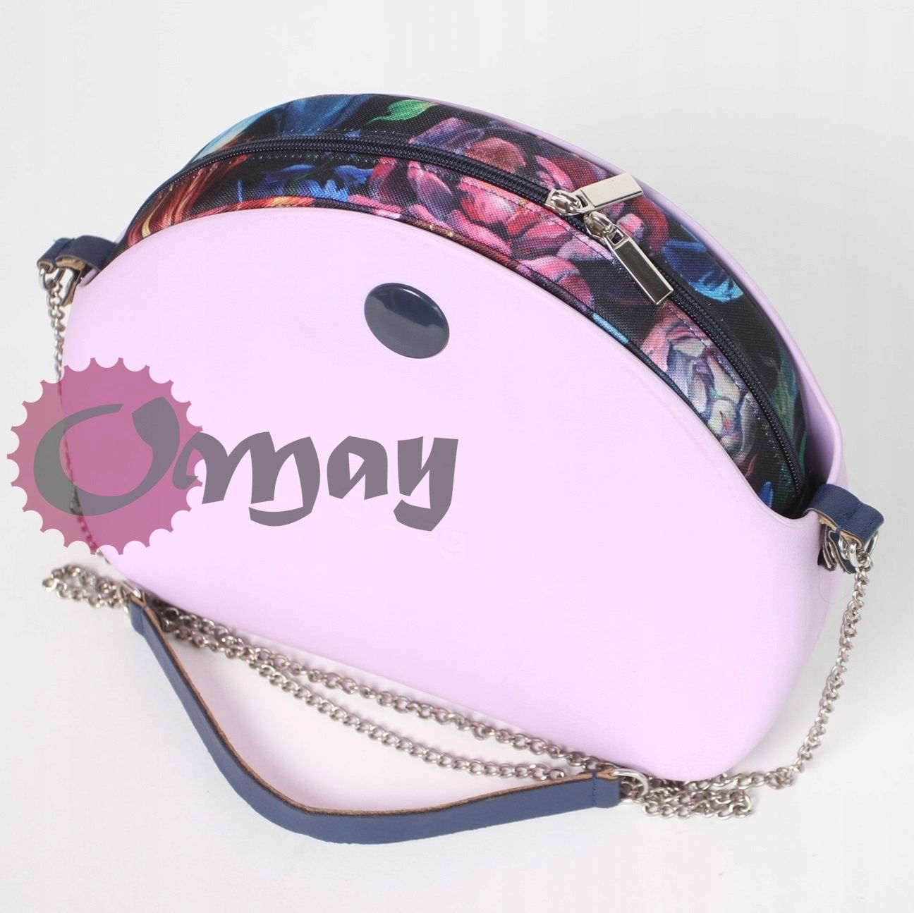 organizer OBAG MOON LIGHT róże kwiaty cudne zamek granatowy wkład OMAY
