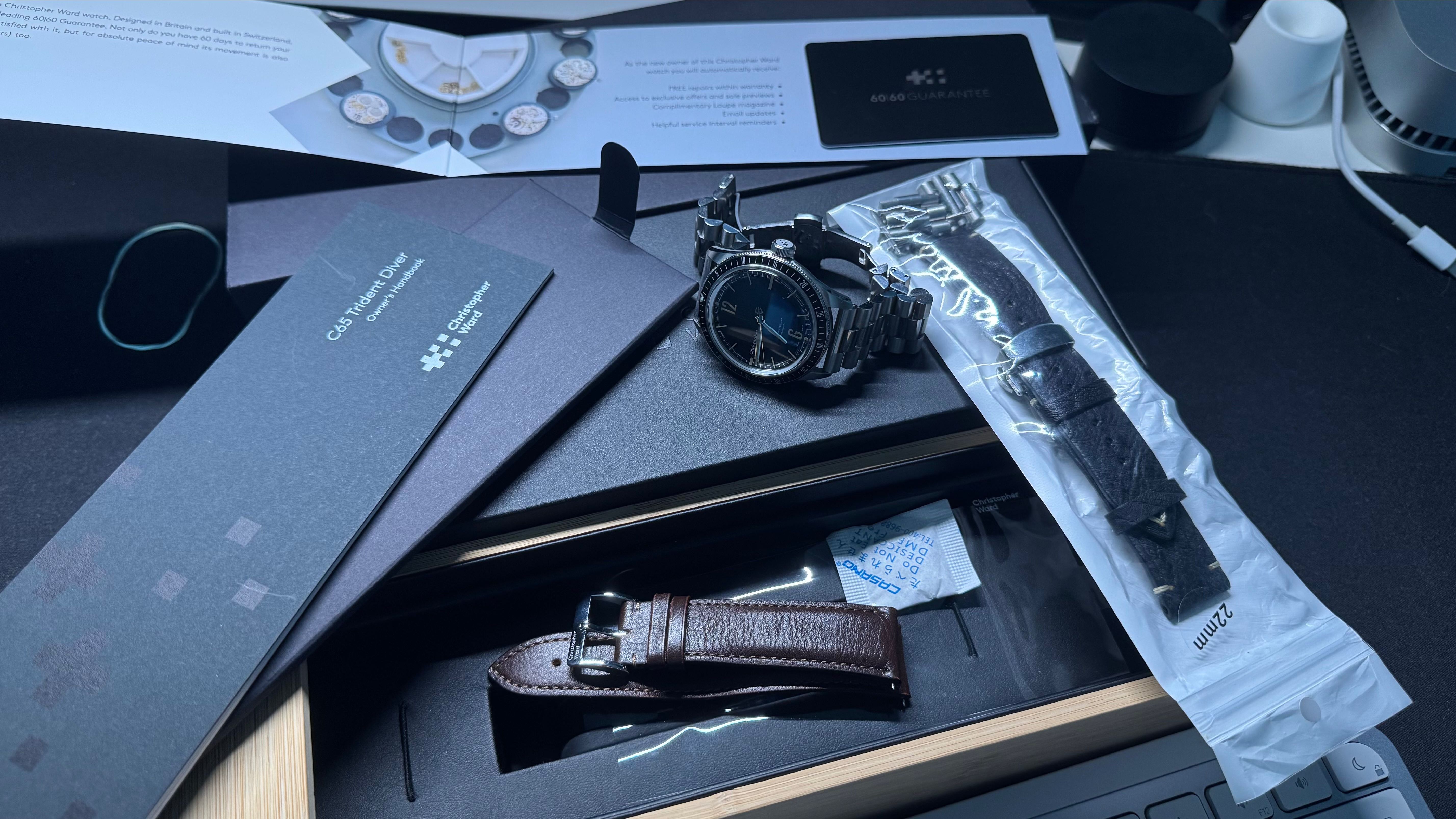 Zegarek Christopher Ward Trident C65 full set