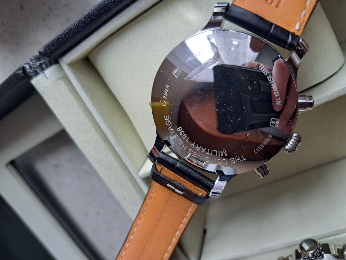 Zegarek Longines Heritage Military 1938 Chronograph L2.790.4.53.0