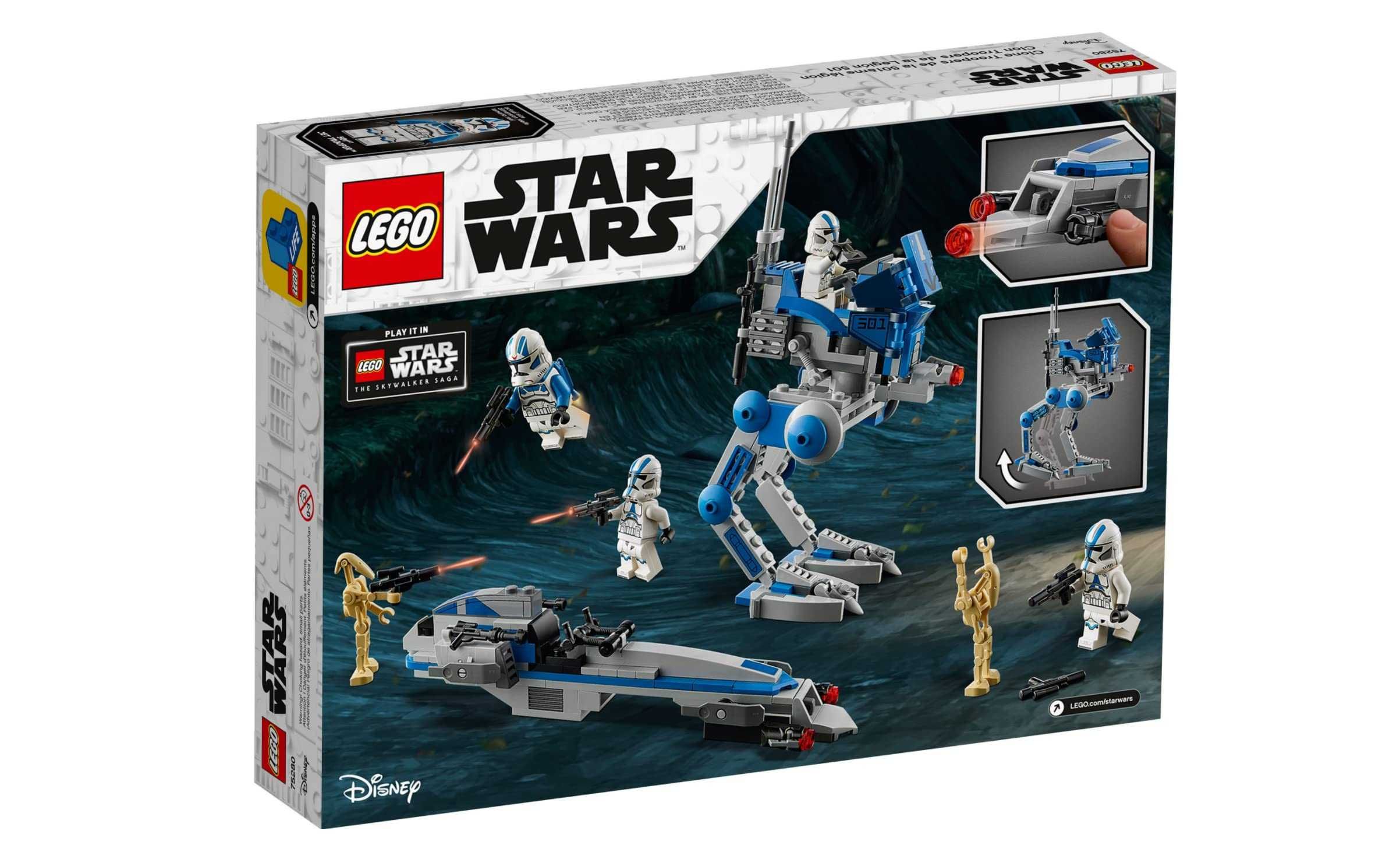 Конструктор LEGO Star Wars 75280 Клоны-пехотинцы 501-го легиона