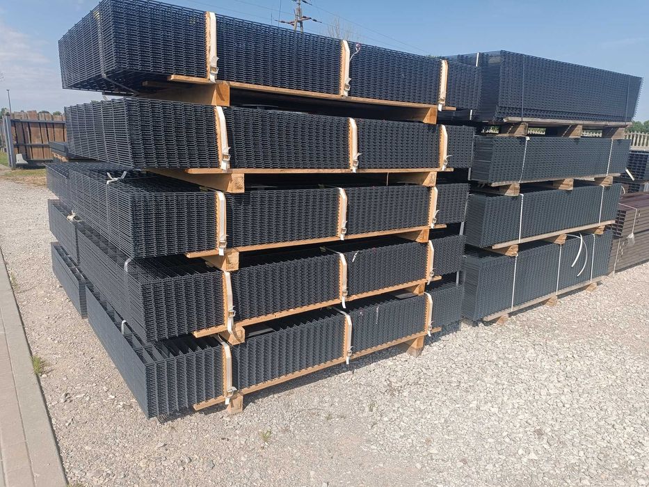 Ogrodzenie panelowe 2D 143cm z płytą prefabrykowaną + TRANSPORT