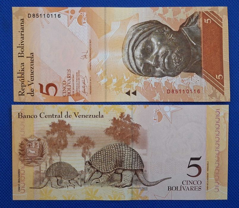 Venezuela - 5 bolivares 2007 - (UNC)