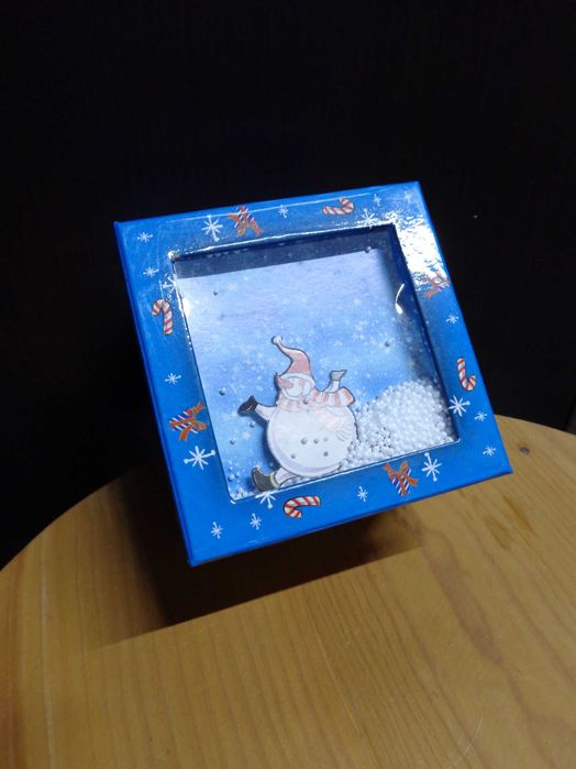 Caixa de Natal Boneco de neve