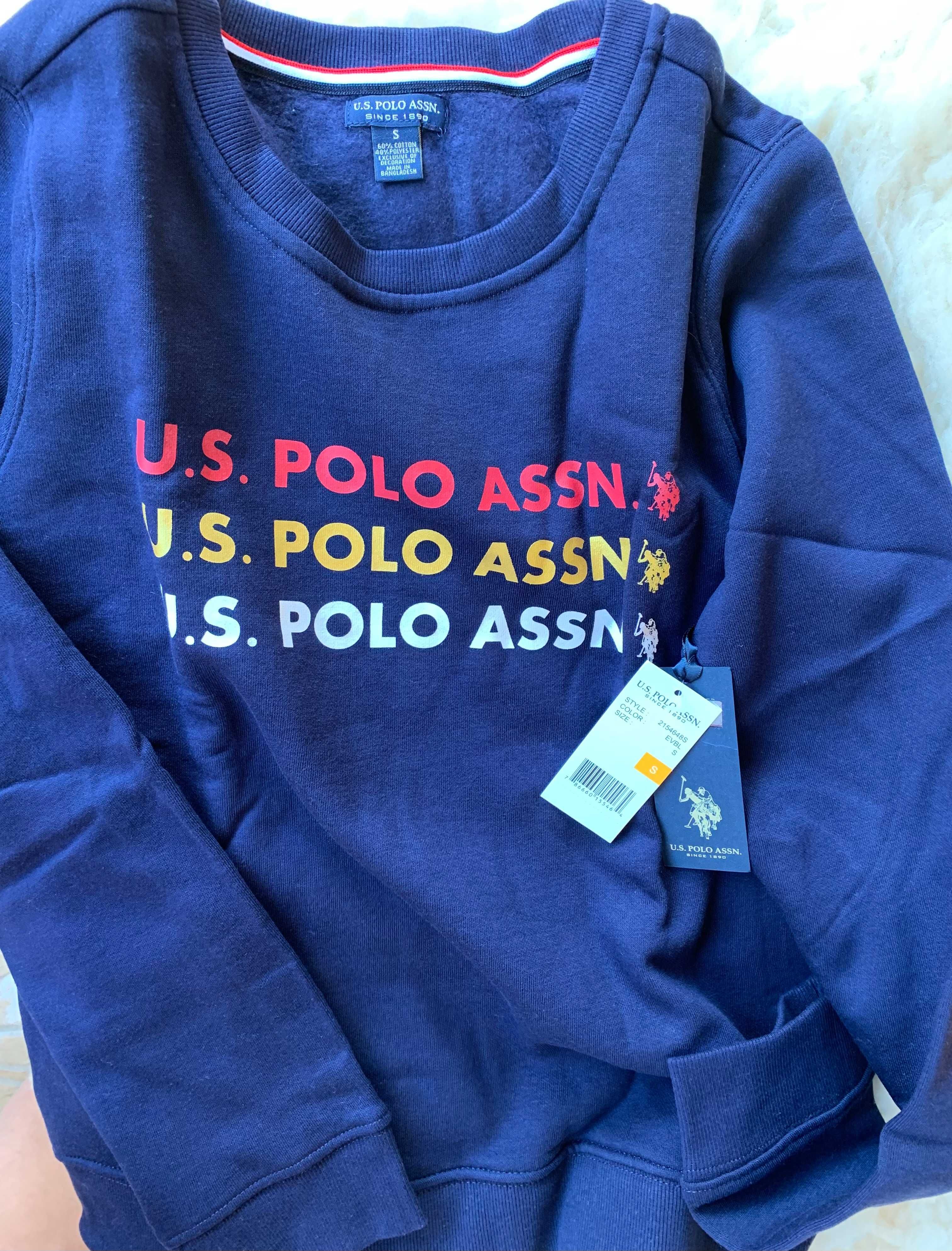 Світшот, толстовка U.S. Polo ASSN (оригінал) фліс L, XL