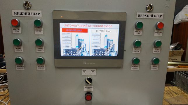 Автоматичні системи управління для бетонних заводів.