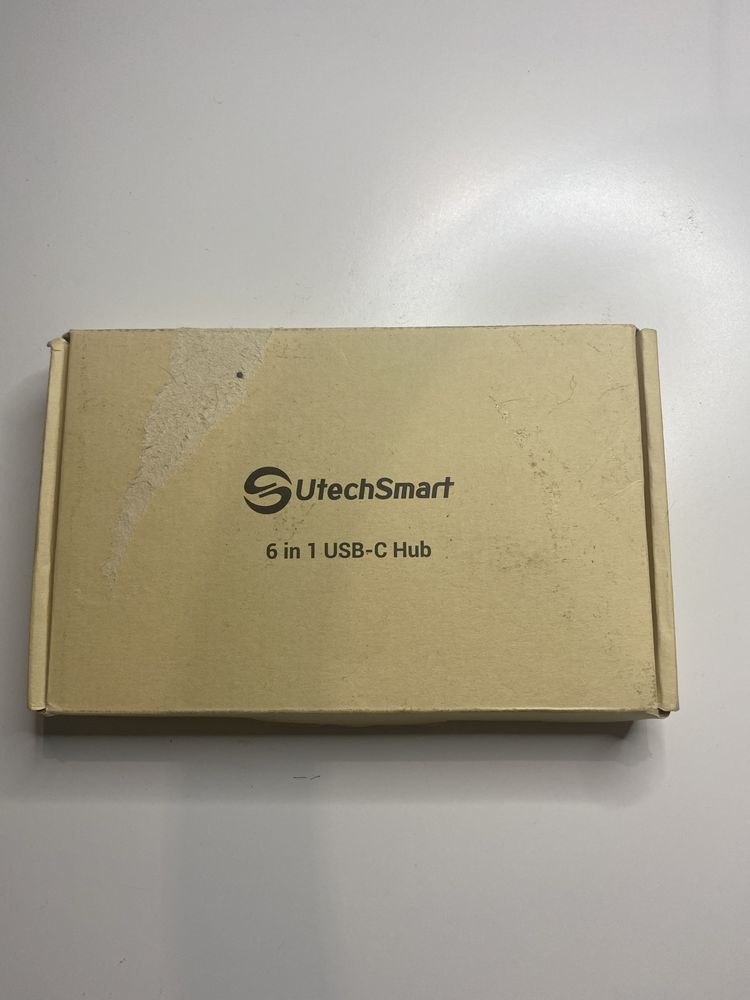 UtechSmart USB C Hub, wieloportowy adapter 6 w 1