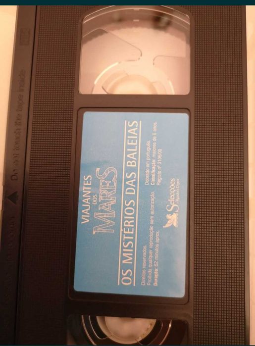 Cassetes VHS vida selvagem