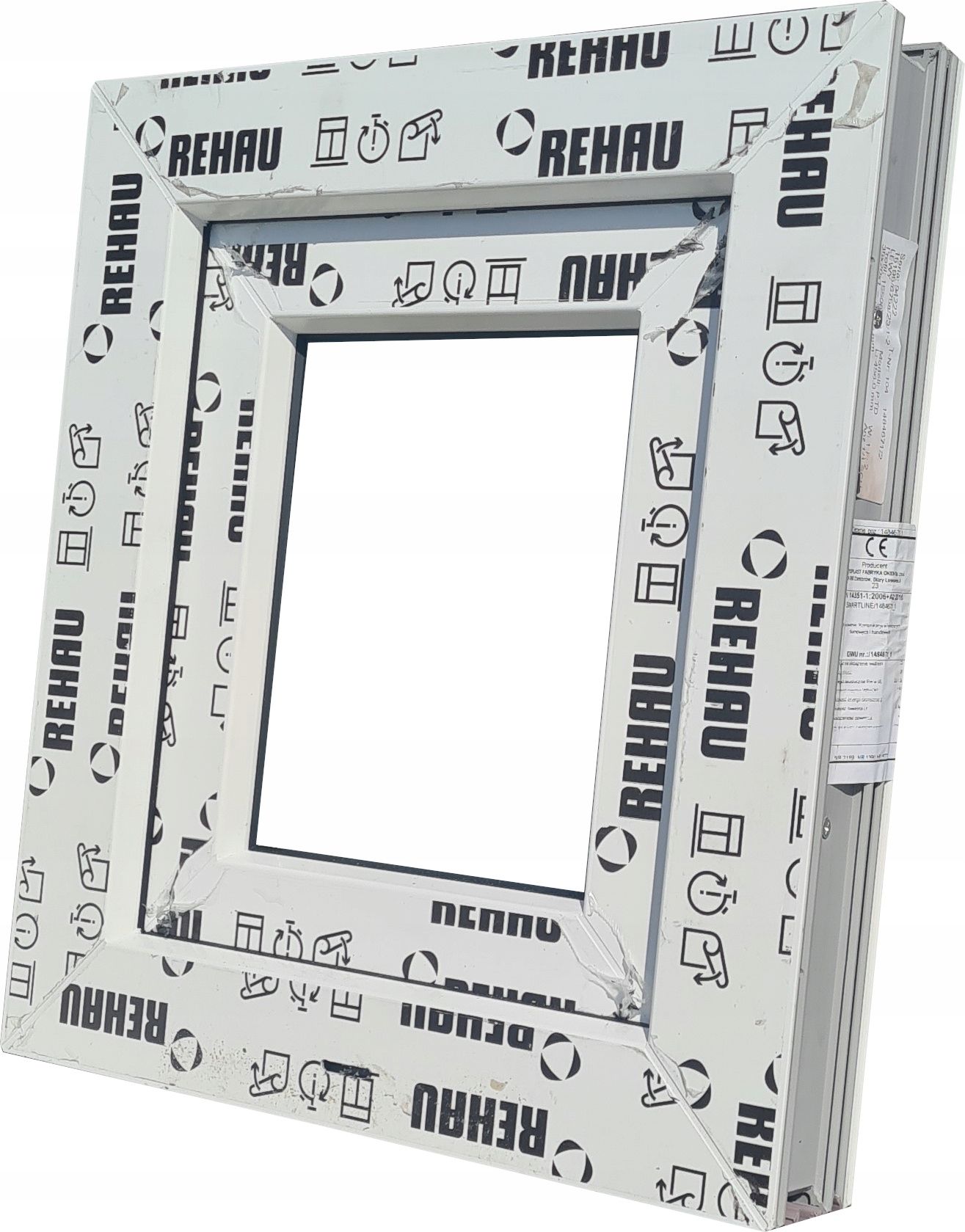 OKNA KacprzaK OKNO PCV 40x50 NOWE Białe 400x500