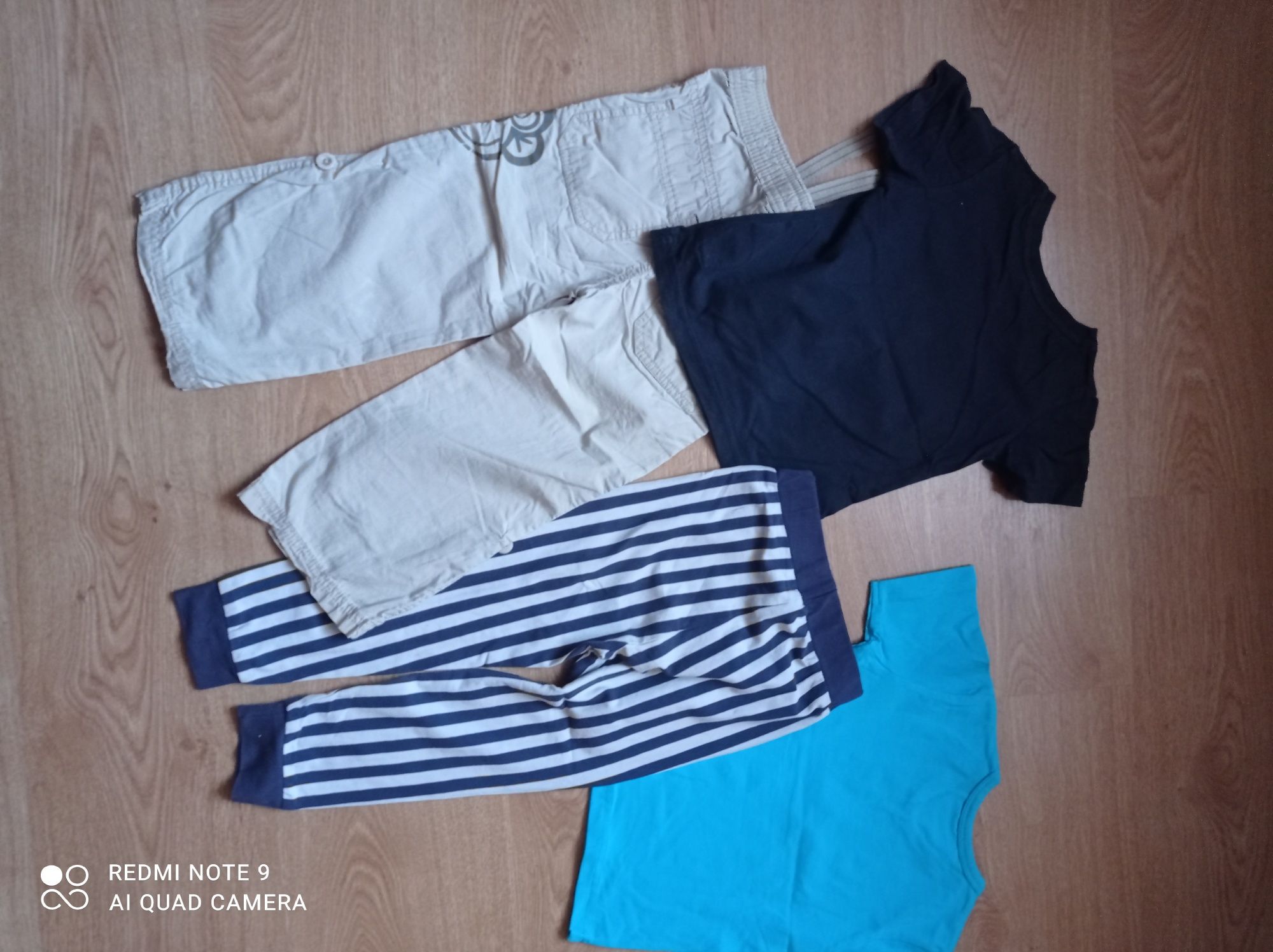 Bluzki i spodnie na lato 92-98
