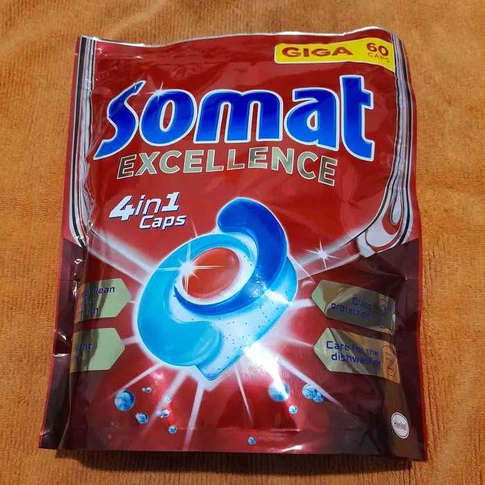 Таблетки посудомийних машин Somat Exellence 4 в 1 (60 шт) Обмін/продаж