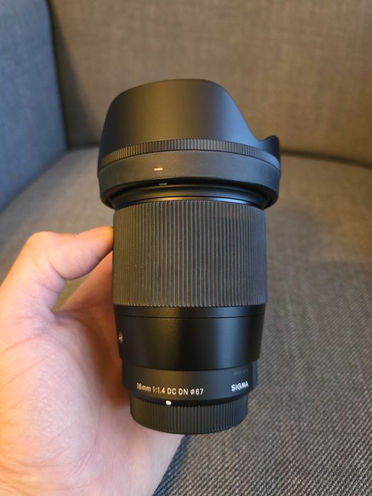 Obiektyw  Sigma C 16 mm f/1.4 DC DN Micro 4/3 + filtr UV