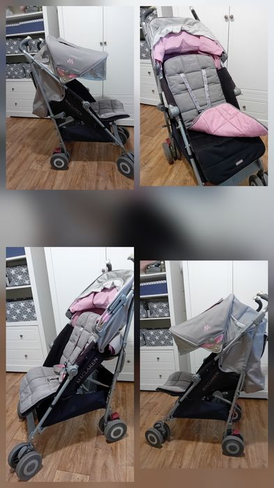 Lekka (8kg) spacerówka typu parasolka Maclaren Techno XRL udźwig 22kg